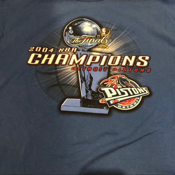 DETROIT Pistons xl 2004 world champion t shirt xl - Picture 3 of 8
